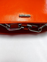 Load image into Gallery viewer, *Ducissa Leather Shoulder Bag PERSIMMON ORG/SIL