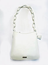 Load image into Gallery viewer, Ducissa Leather Shoulder Bag ICE WHITE/WHITE