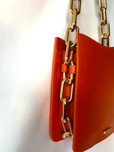 Load image into Gallery viewer, *Ducissa Leather Shoulder Bag PERSIMMON ORG/GLD