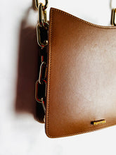 Load image into Gallery viewer, *Ducissa Leather Shoulder Bag MOCHA BROWN /GLD
